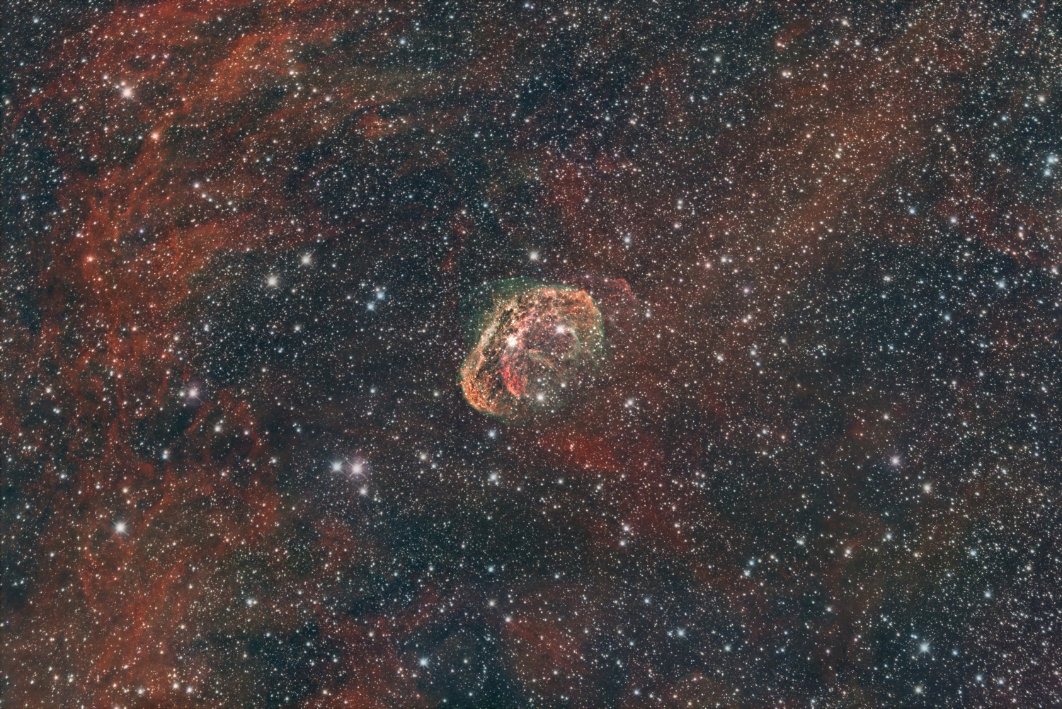 crescent nebula