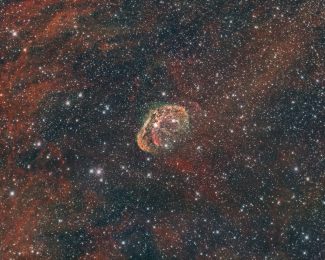 crescent nebula